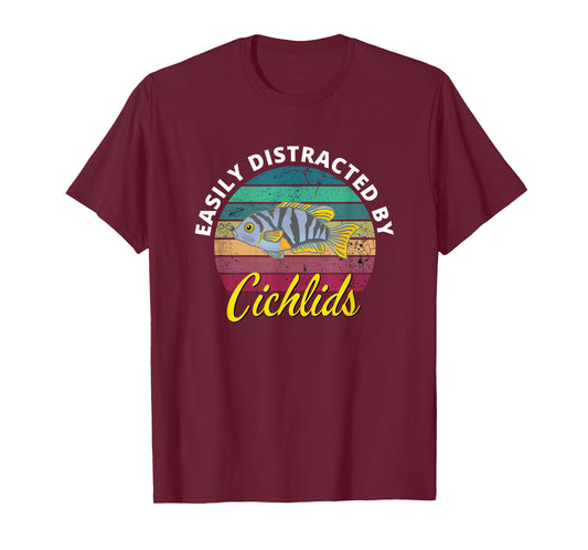 African Cichlids Peacock Cichlid Breeders Keepers Aquarium T-Shirt