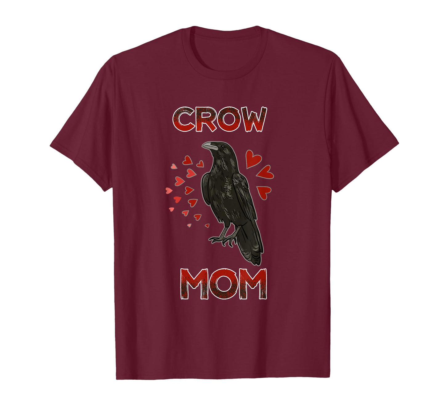 Funny Crow Mom Illustration Bird Crow Lover Quote for Women T-Shirt