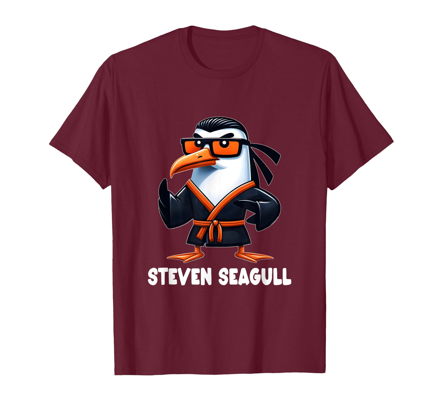 Steven Seagull Funny Martial Arts Lover T-Shirt T-Shirt