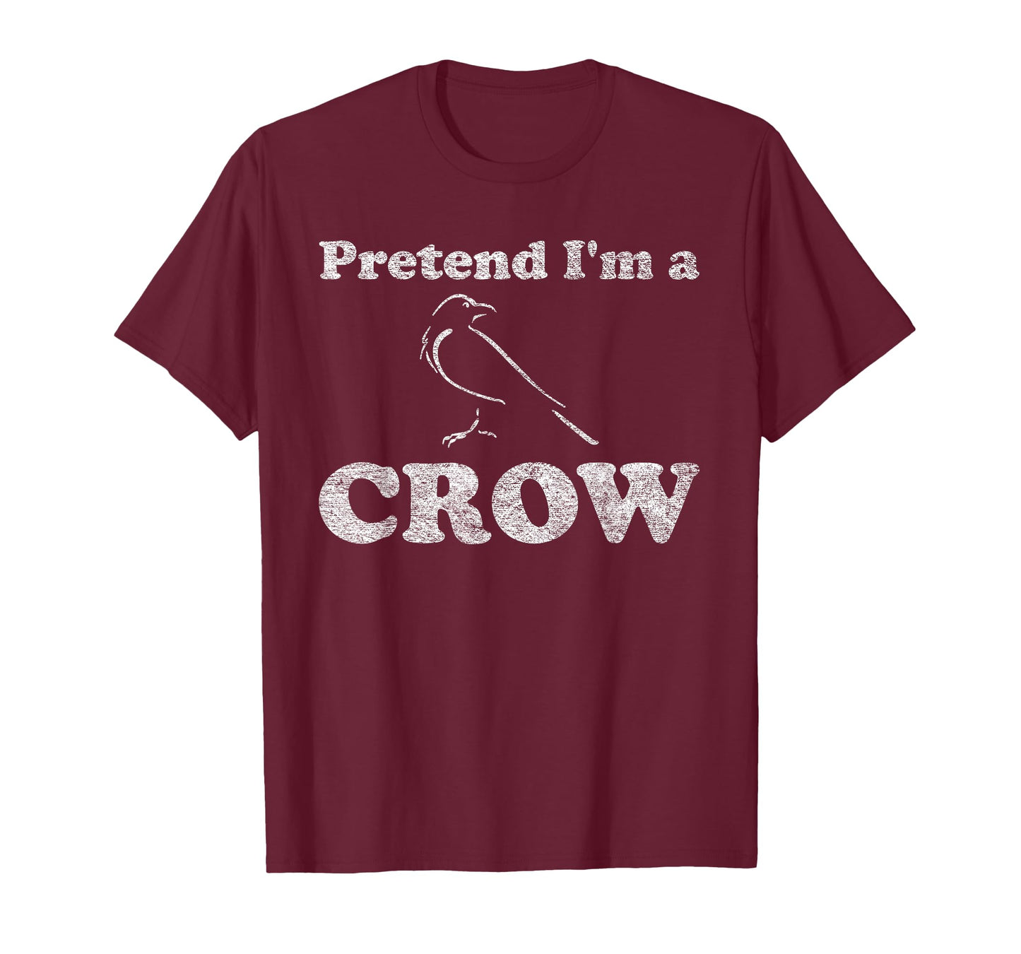 CROW COSTUME HALLOWEEN PRETEND I'M A CROW BLACK BIRD T-Shirt