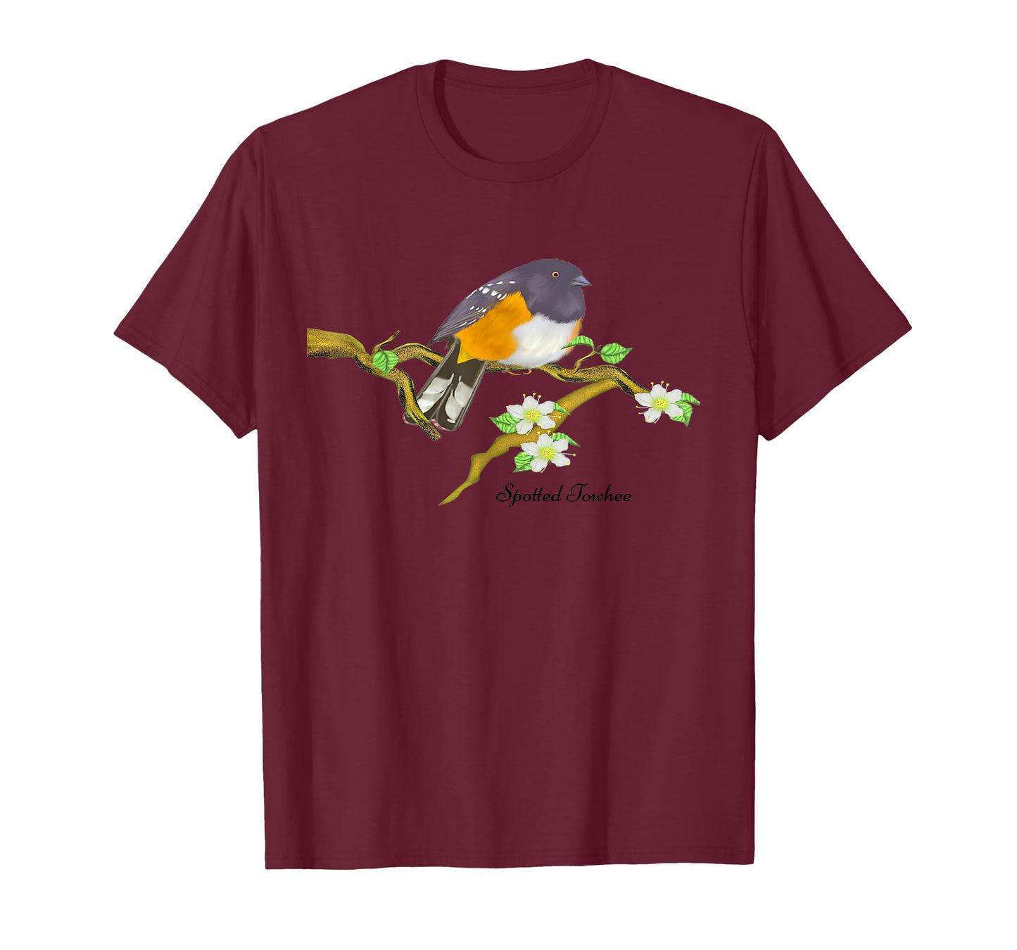 Spotted Towhee Beautiful Bird T-Shirt
