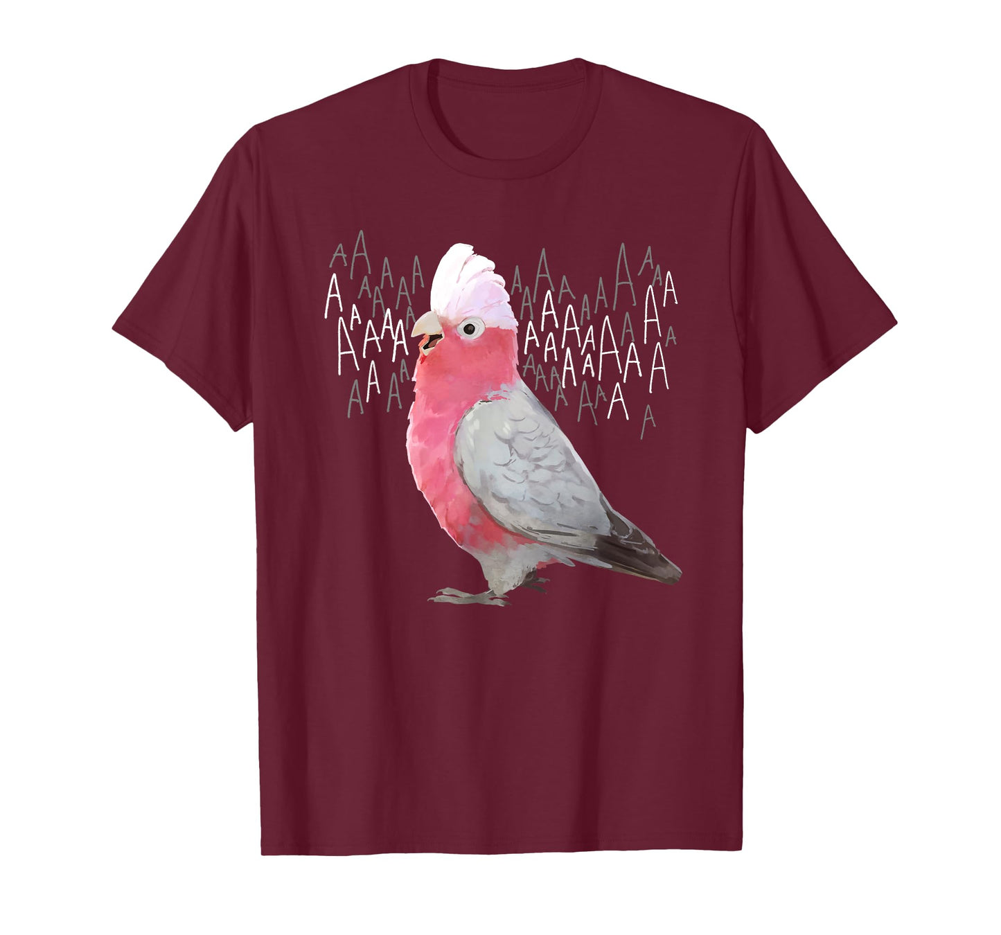 Screaming Galah Rose-Breasted Cockatoo T-Shirt