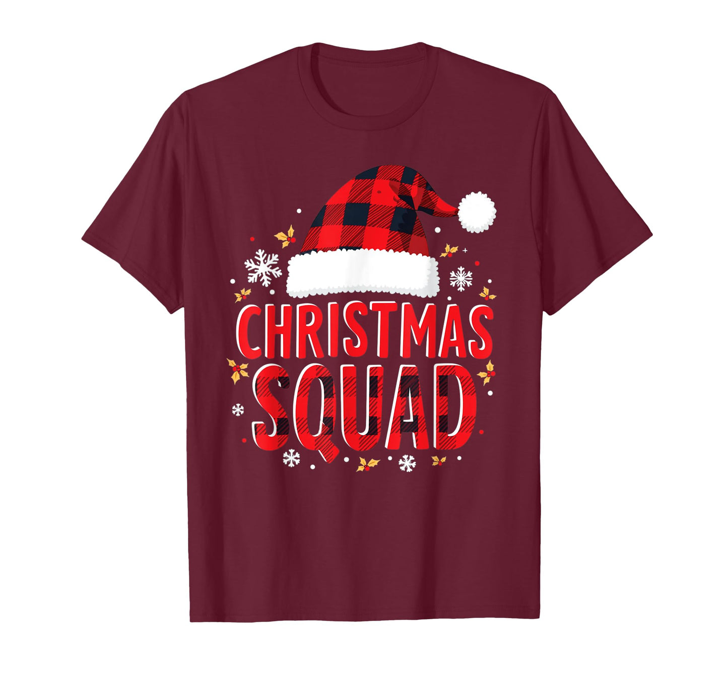 Christmas Squad Family Group Matching Christmas Pajama T-Shirt