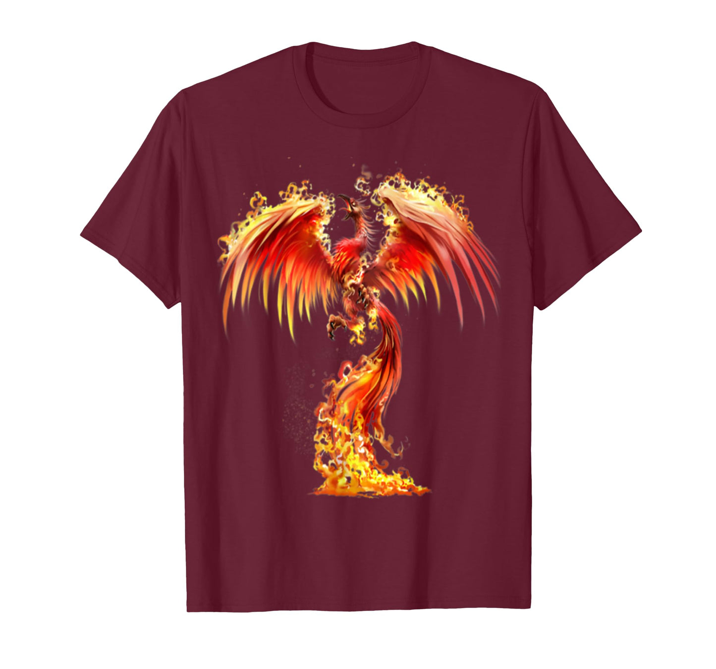 Rising Phoenix Fire Fenix Inspirational Fantasy Gift T-Shirt