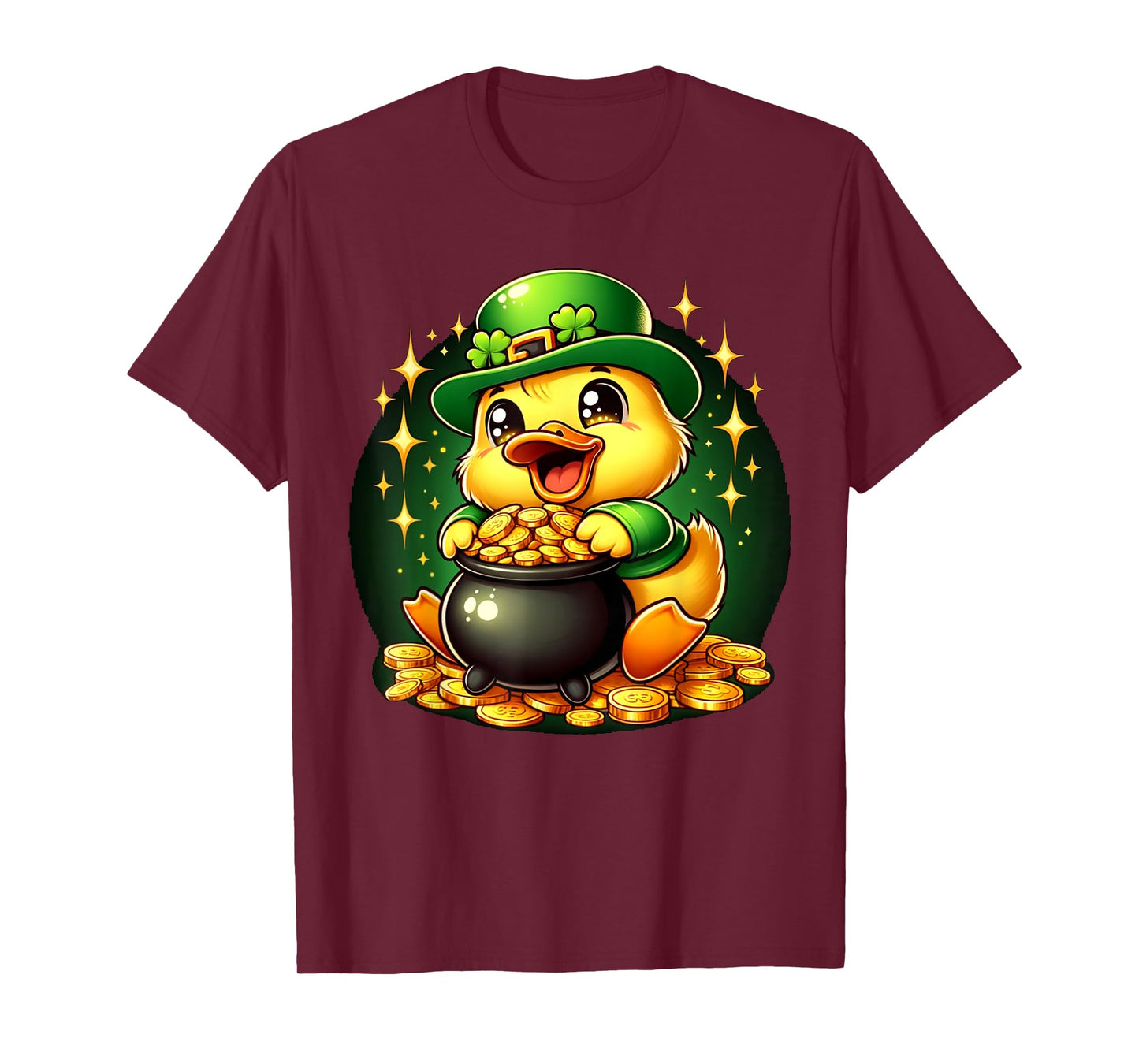 Duck Leprechaun Cute Funny Duck St. Patricks Day T-Shirt
