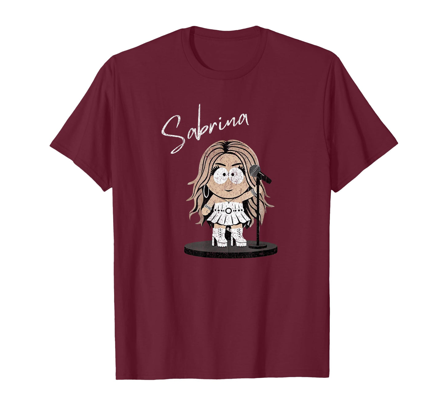 Girl Retro Sabrina First Name Groovy Beach T for Women T-Shirt