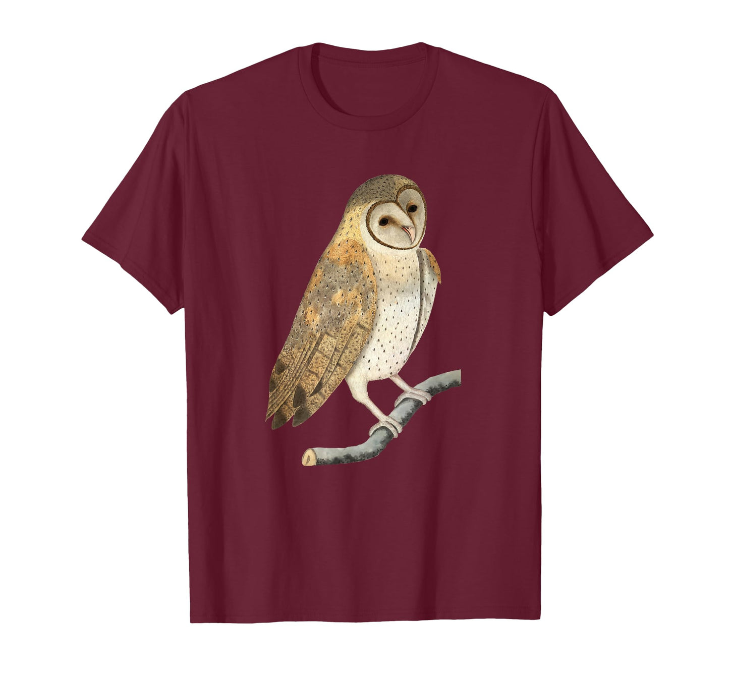 Barn Owl Wildlife Bird of Prey Vintage Graphic T-shirt