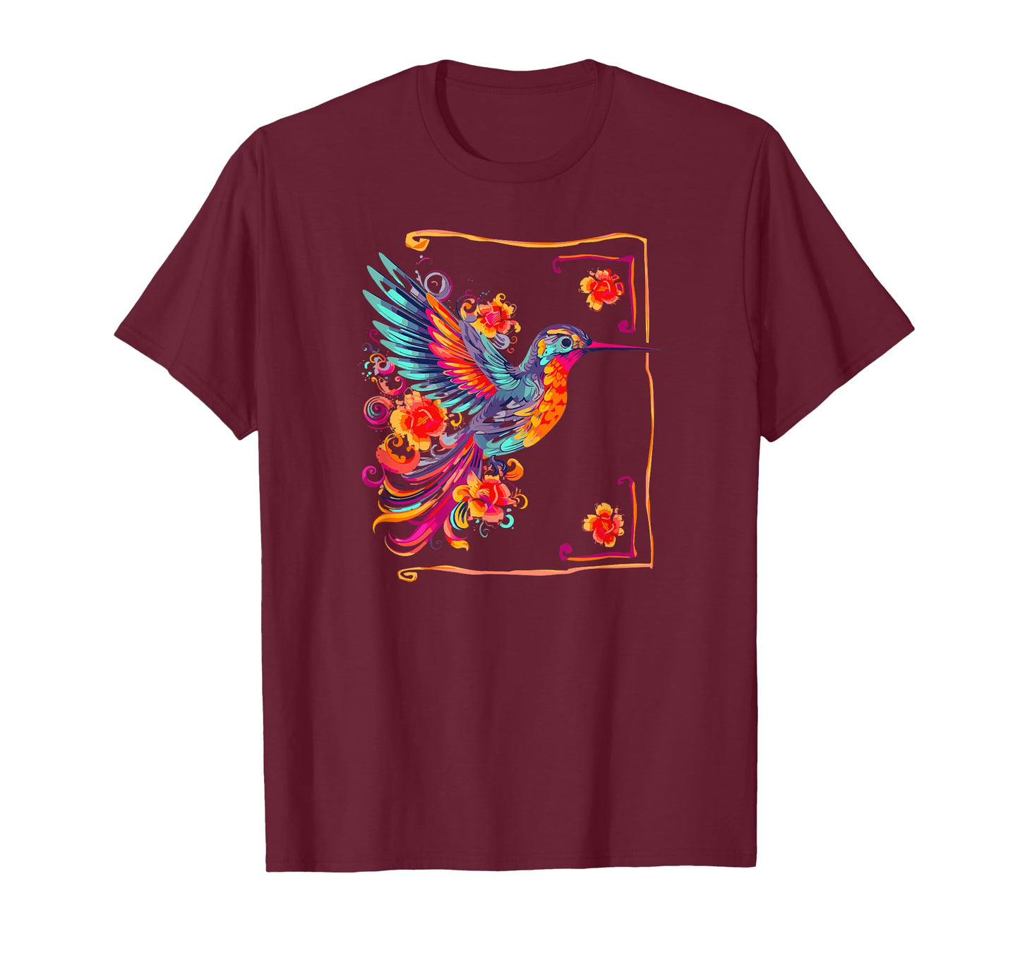Hummingbird Bird Watcher Flower Wildlife Nature Nectar T-Shirt