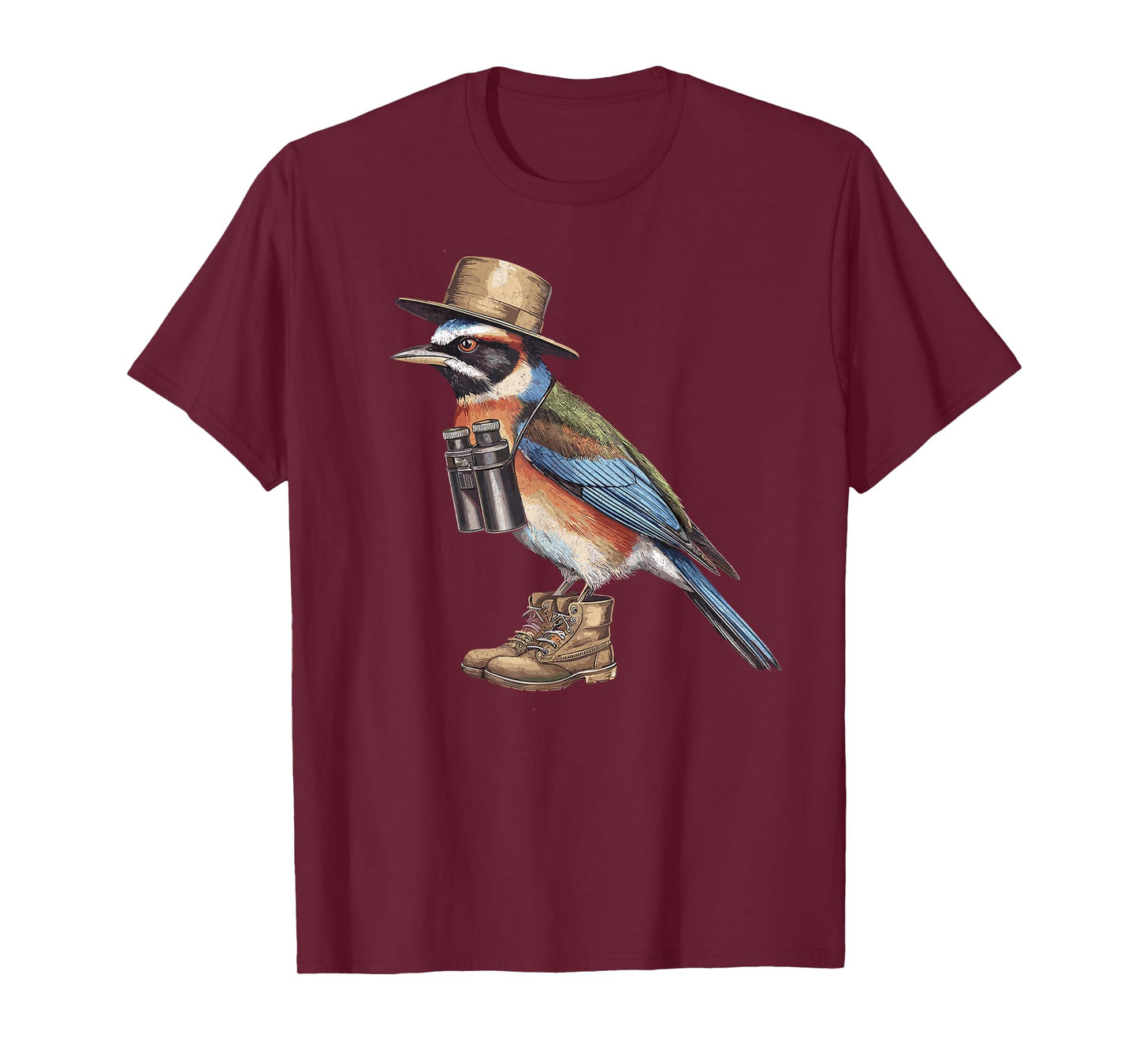 Bird Nerd Funny Birdwatching Birding Binocular Watcher Gifts T-Shirt
