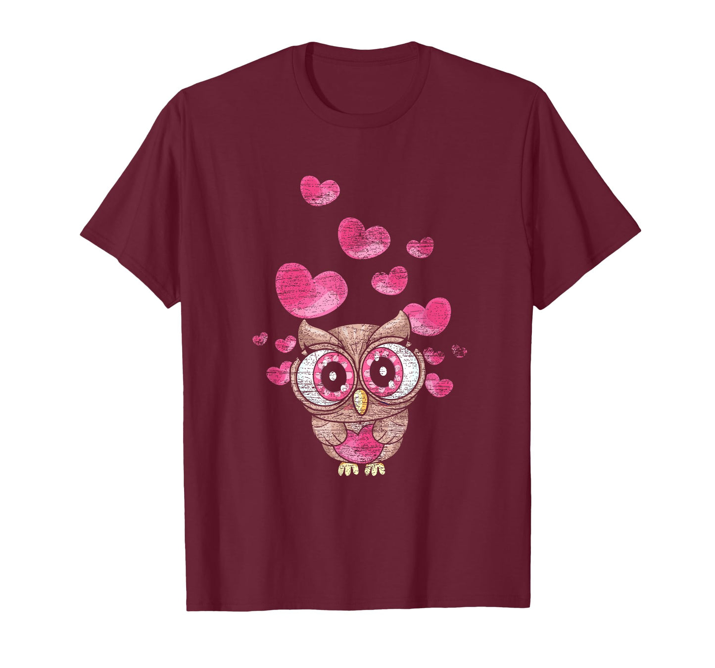 Cute Bird Women Girls Kids Owl T-Shirt