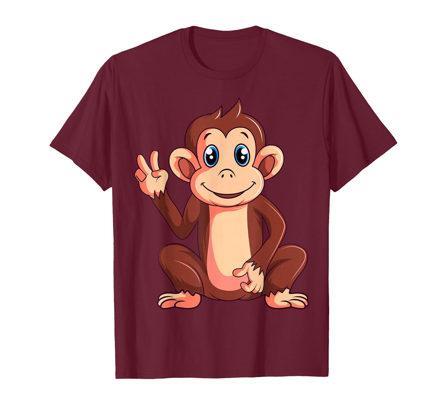 Monkey Lover Kids Boys Girls Women T-Shirt