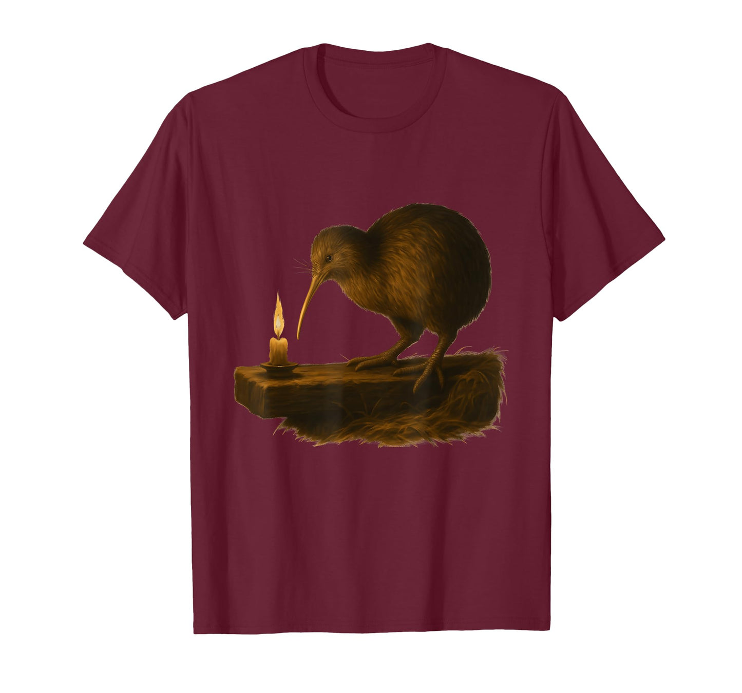 Candlelit Kiwi Night Painting T-Shirt