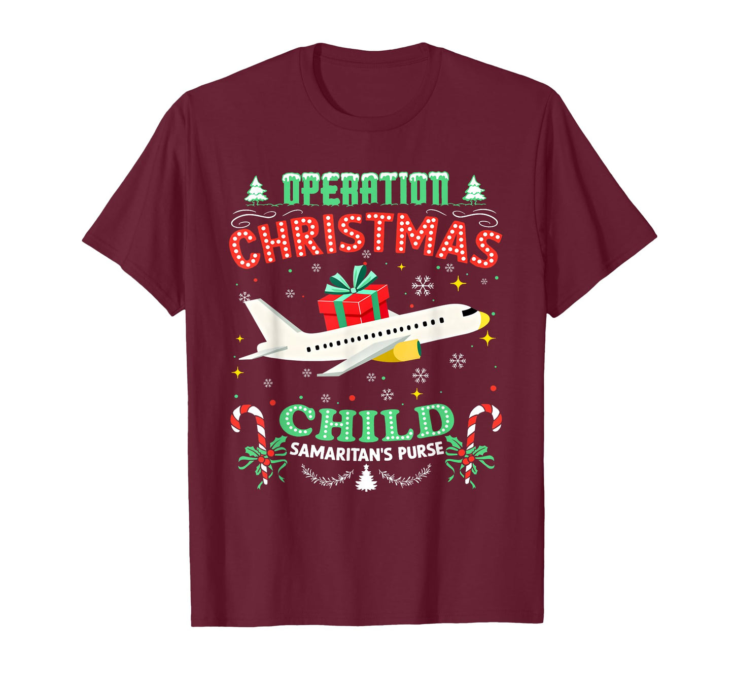 Operation Christmas Child Funny Family Matching Xmas T-Shirt