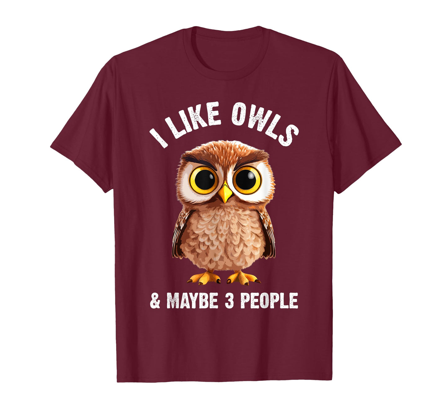Cool Owl Design For Men Women Kids Bird Zookeeper Owl Lover T-Shirt
