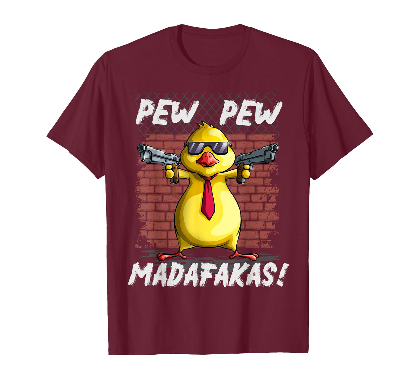 Funny Chicks PewPewPew Madafakas Crazy Chick Pew Gift T-Shirt