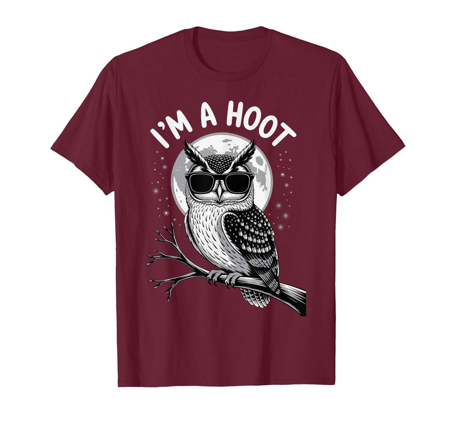 Funny I´m a Hoot Owl Bird Lover Sarcastic Owl Design T-Shirt