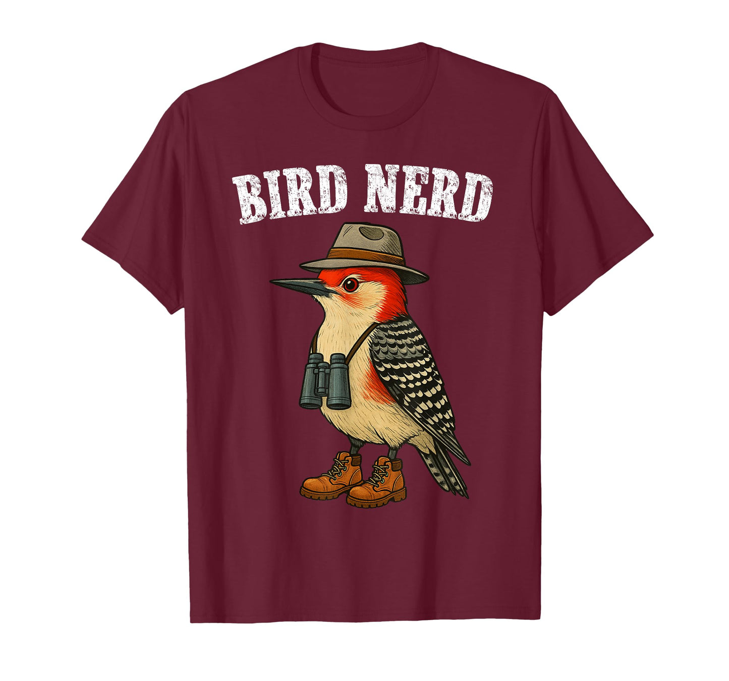 Bird Nerd Vintage Bird Lover Birding Funny Bird Watching T-Shirt