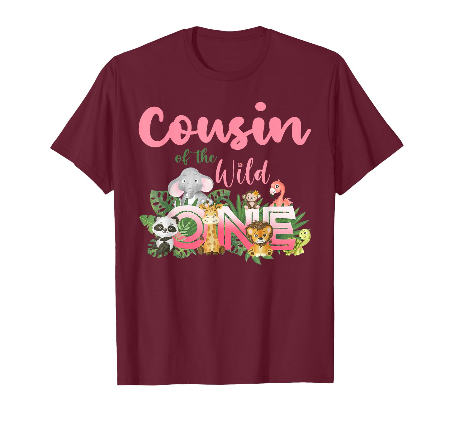 Cousin Of The Wild One Birthday 1st Safari Jungle Family T-Shirt
