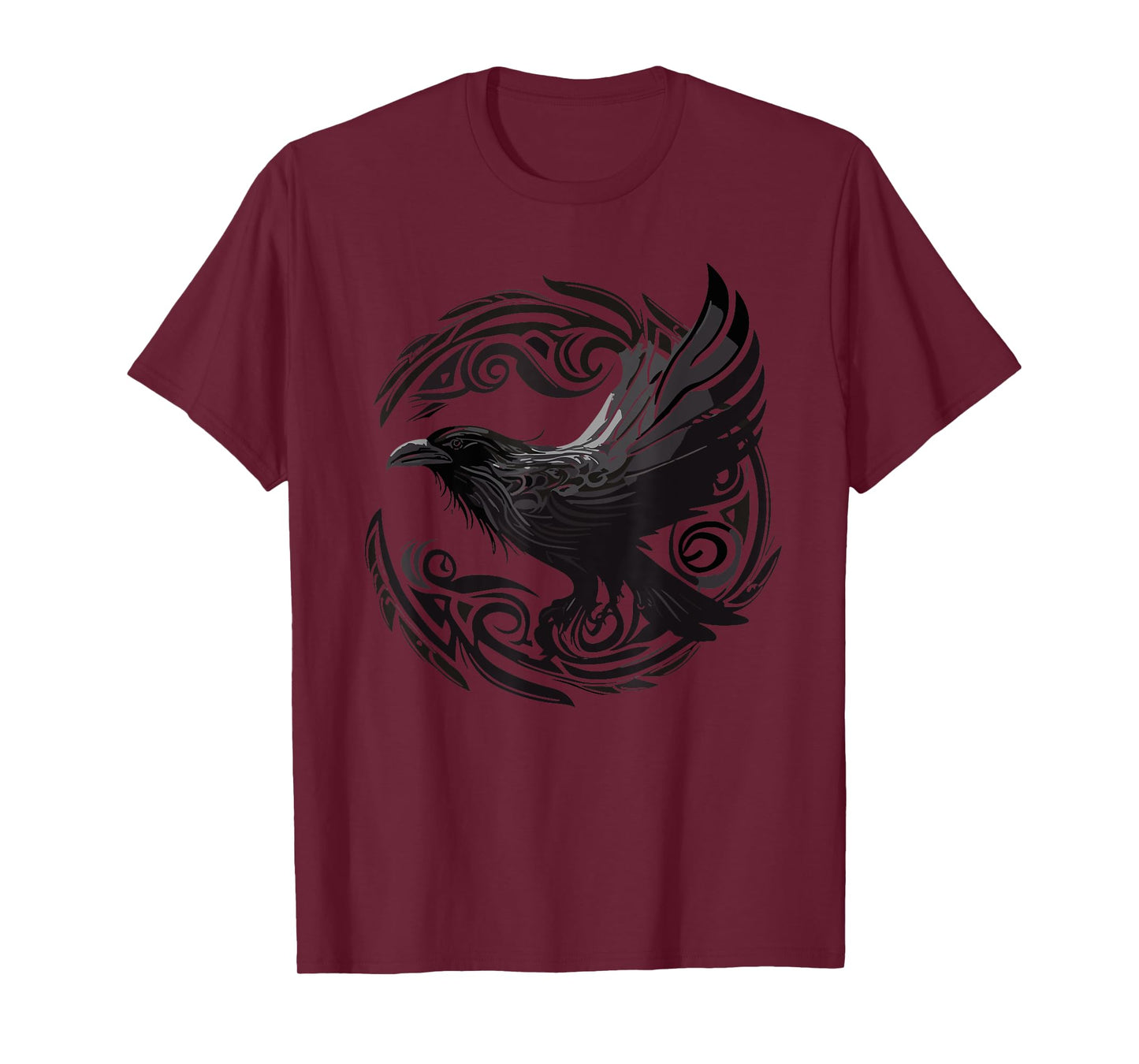 Crow Raven Norse Mythology Viking Vikings Nordic Bird T-Shirt