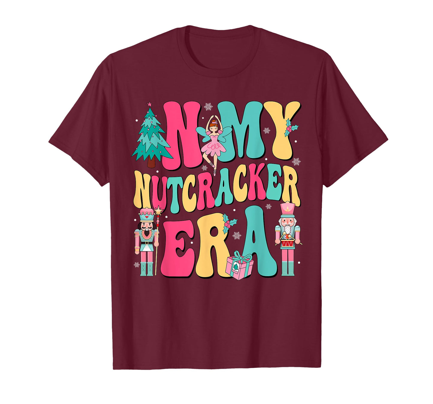 Pink Nutcracker Squad In My Nutcracker Era Pink Christmas T-Shirt