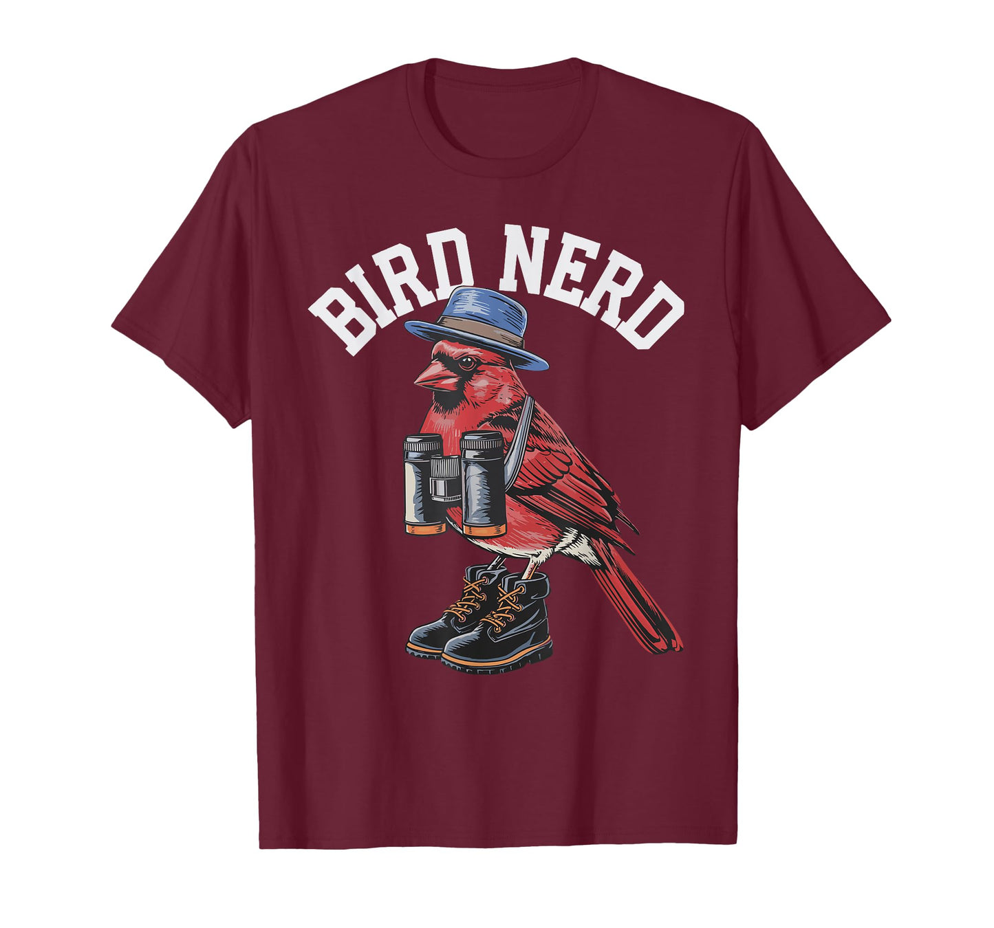Bird Nerd Funny Birdwatching Birding Northern Cardinal Gifts T-Shirt