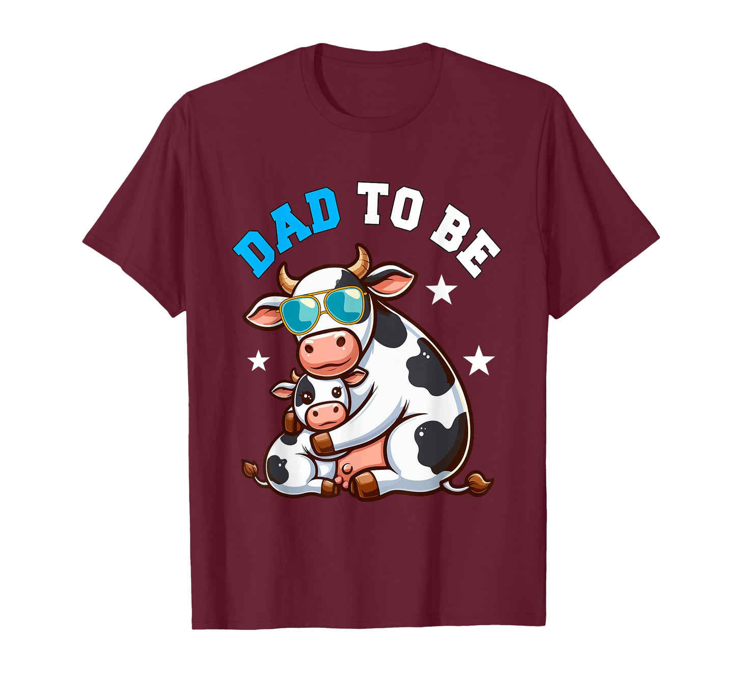 Dad To Be Costume Cows Pregnancy Announcement Family T-Shirt