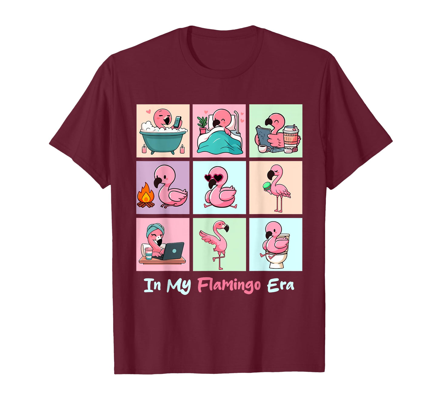 In My Flamingo Era Funny Flamingos Activities Lover Girl T-Shirt