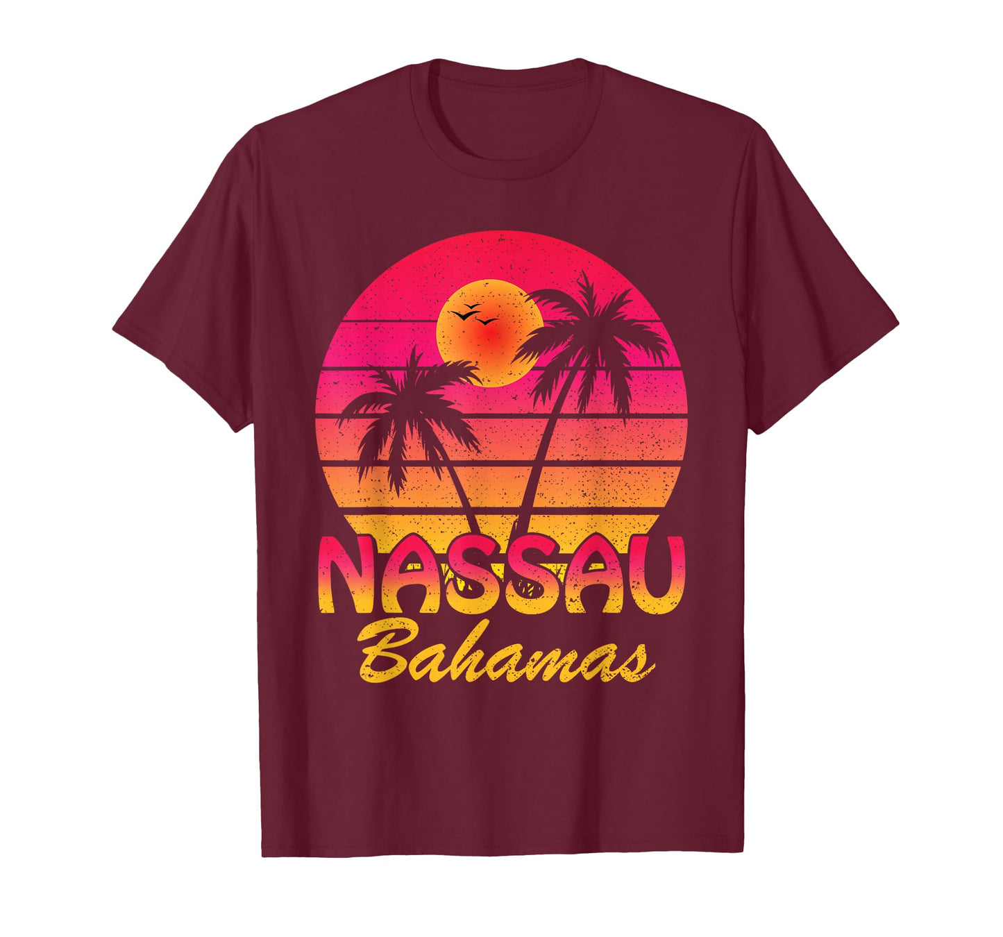 Nassau Bahamas Beach Retro Summer Vibes Family Vacation T-Shirt