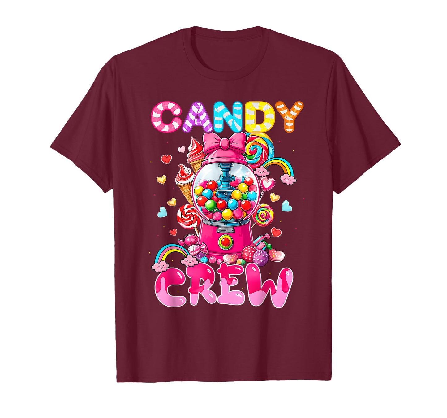 Candy Crew Squad Merry Christmas Boy Girl Kid Matching Xmas T-Shirt