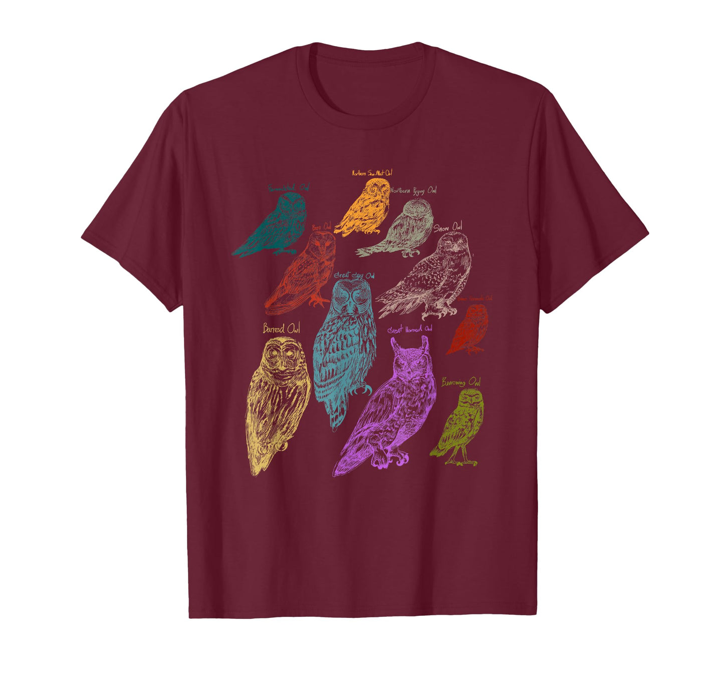 Forest Owl Breed Ornithologist Gift Owl T-Shirt