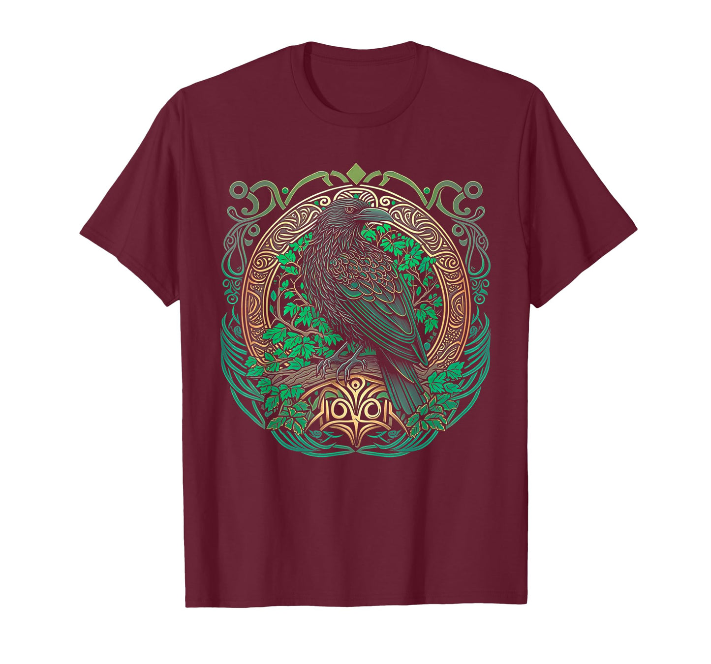 Raven St. Patrick's Day Viking Valhalla North Myths T-Shirt