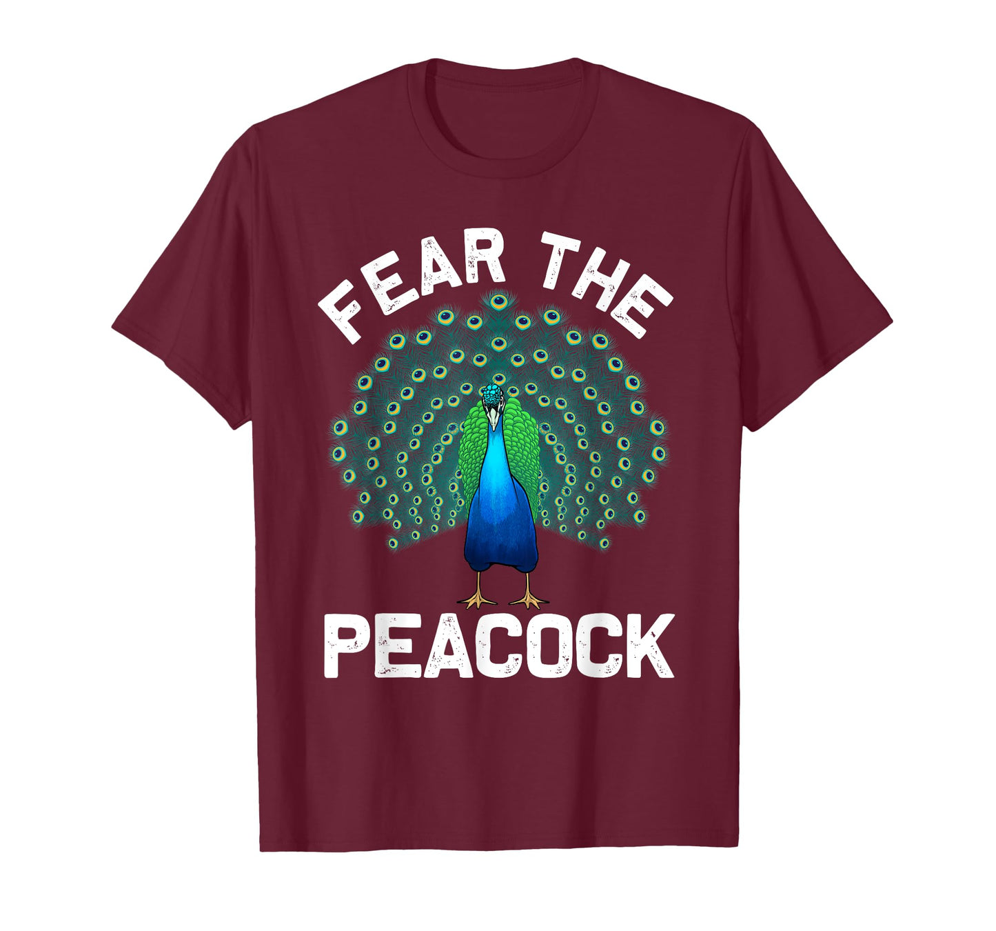 Funny Peacock Art For Men Women Colorful Peacock Bird Lover T-Shirt