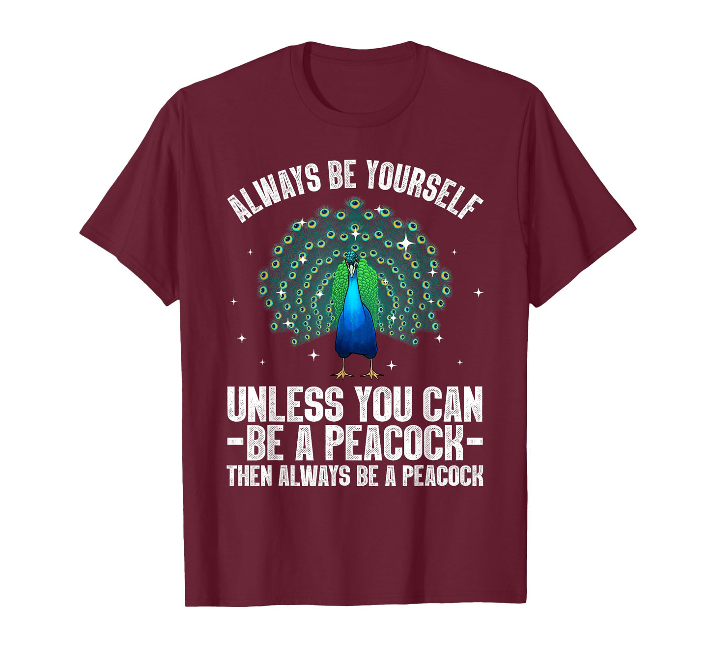 Cool Peacock Design For Men Women Kids Bird Peacock Lovers T-Shirt