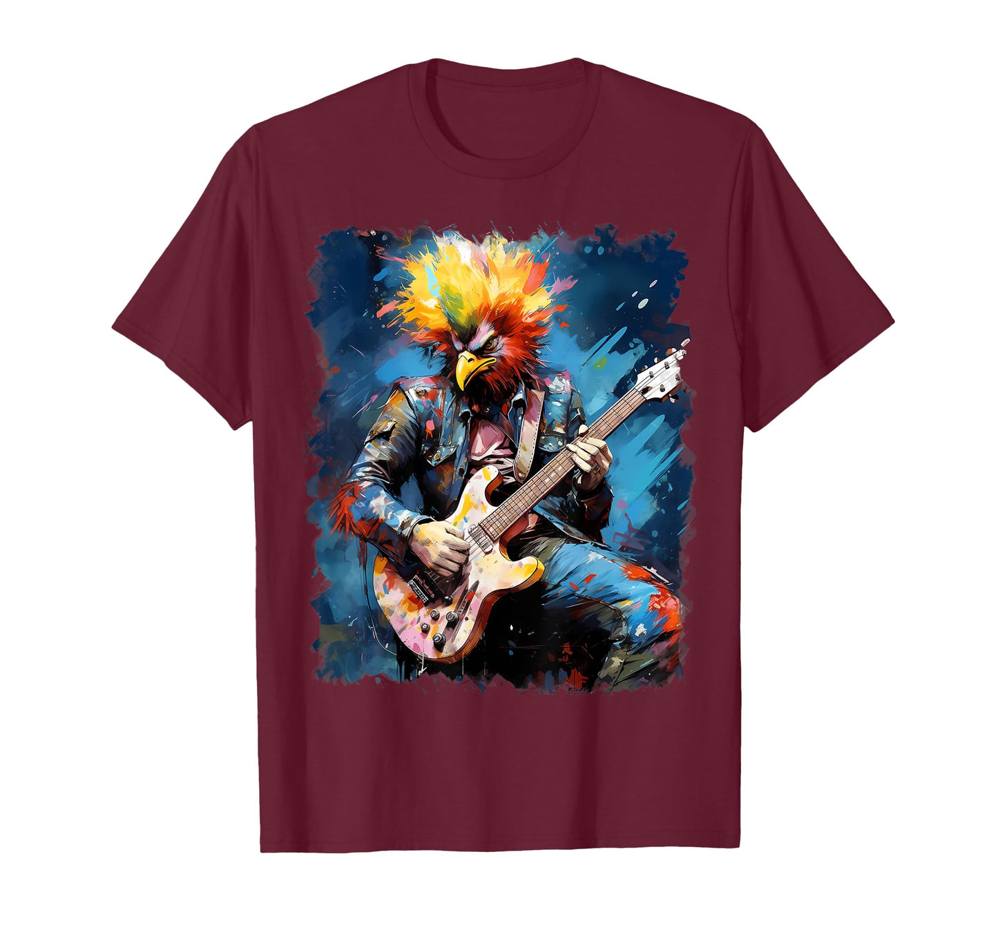 Rock Guitar Chicken Guitarist T-Shirt