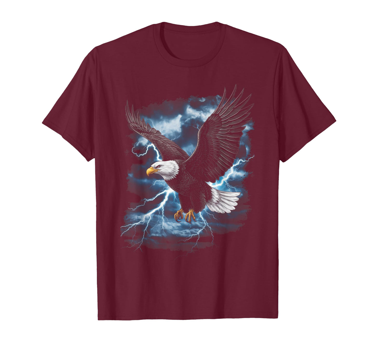 Bald eagle Bird Nature Usa Lightning T-Shirt