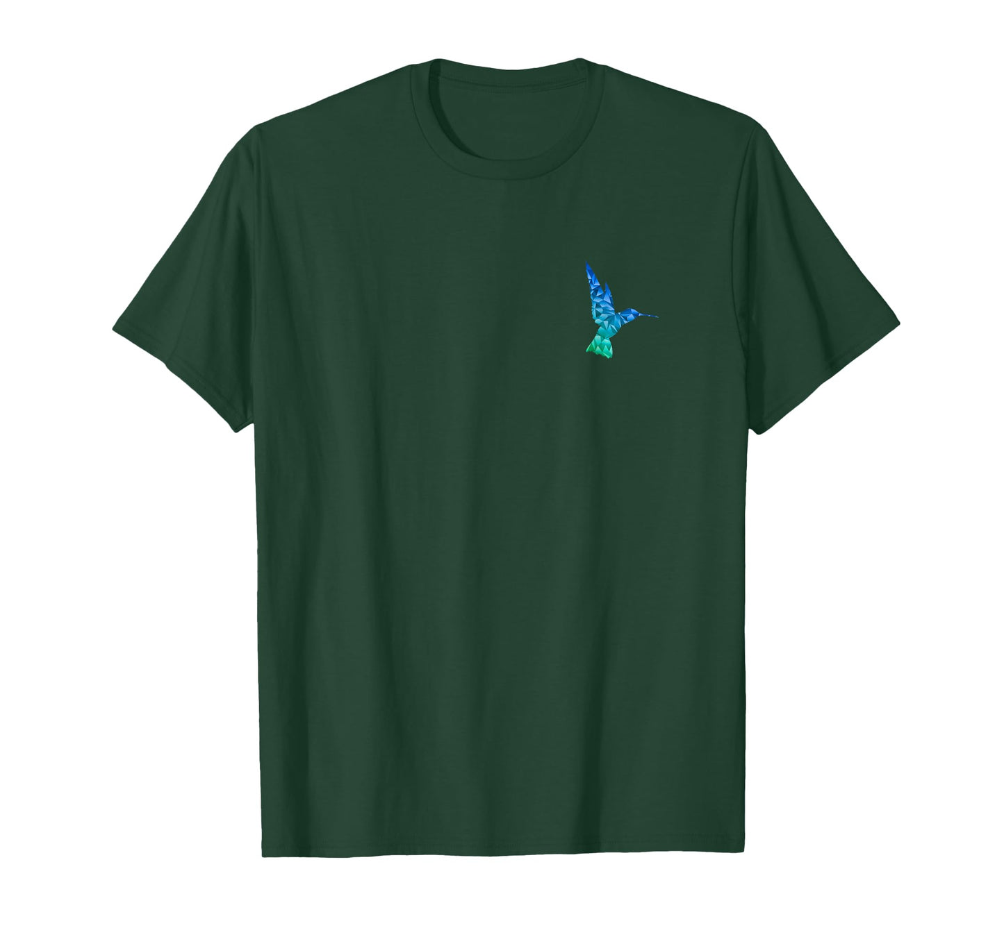 Hummingbird polygonal design symbol gift T-Shirt
