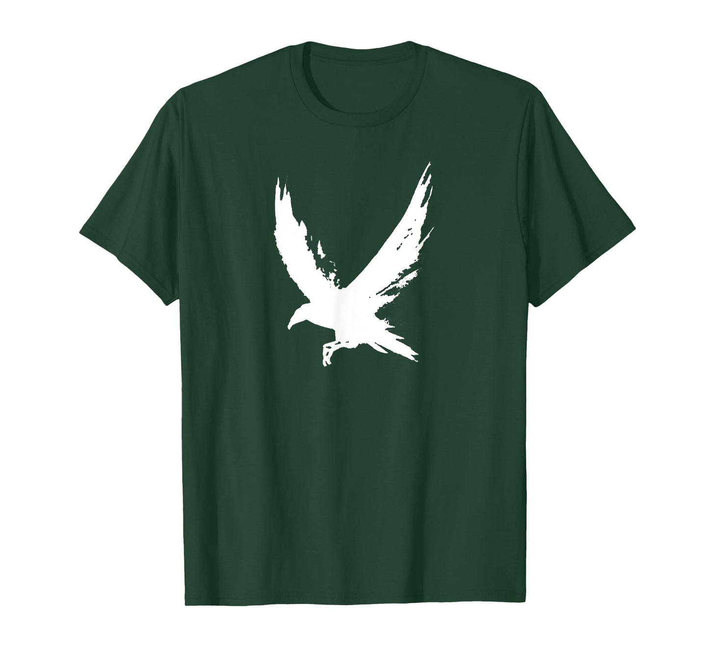 Crow Raven Shirt Distressed Flying Bird Crow Tee Shirt T-Shirt