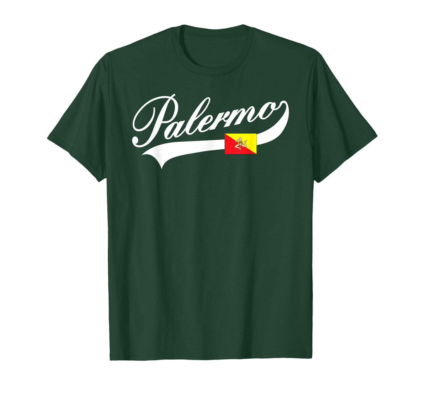 Palermo Sicily Flag Heritage T Shirt