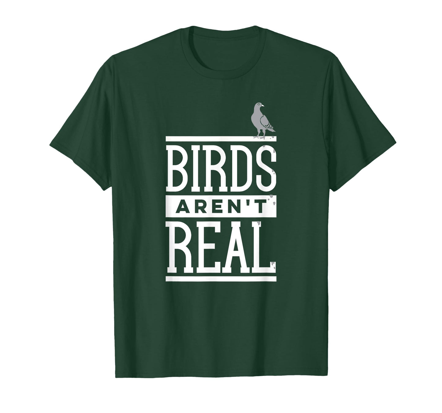 Birds Aren't Real Conspiracy Theory Surveillance Poop T-Shirt