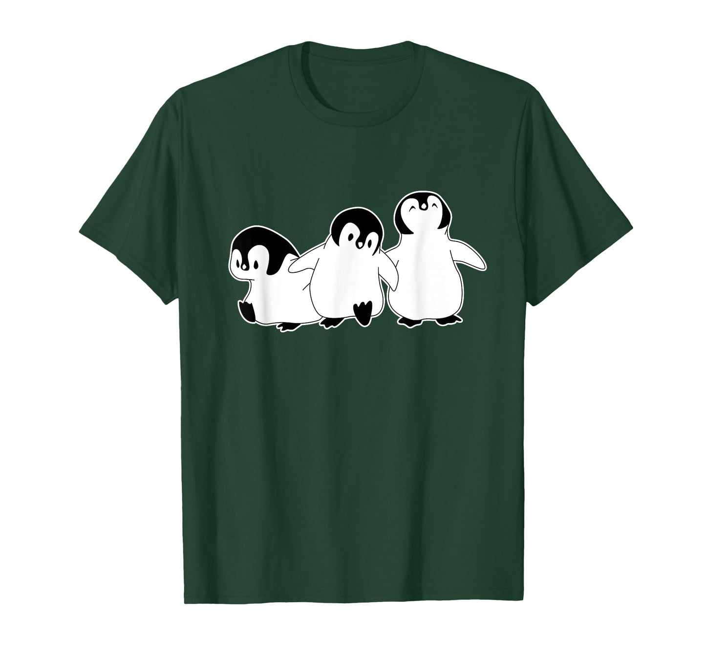 Cute Penguins Cheerful Animal World Birds Penguin Children T-Shirt