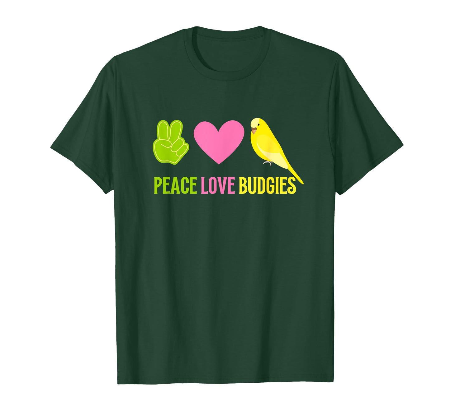 Budgie Shirt Pet Bird Budgie Parakeet Budgerigar T-Shirt