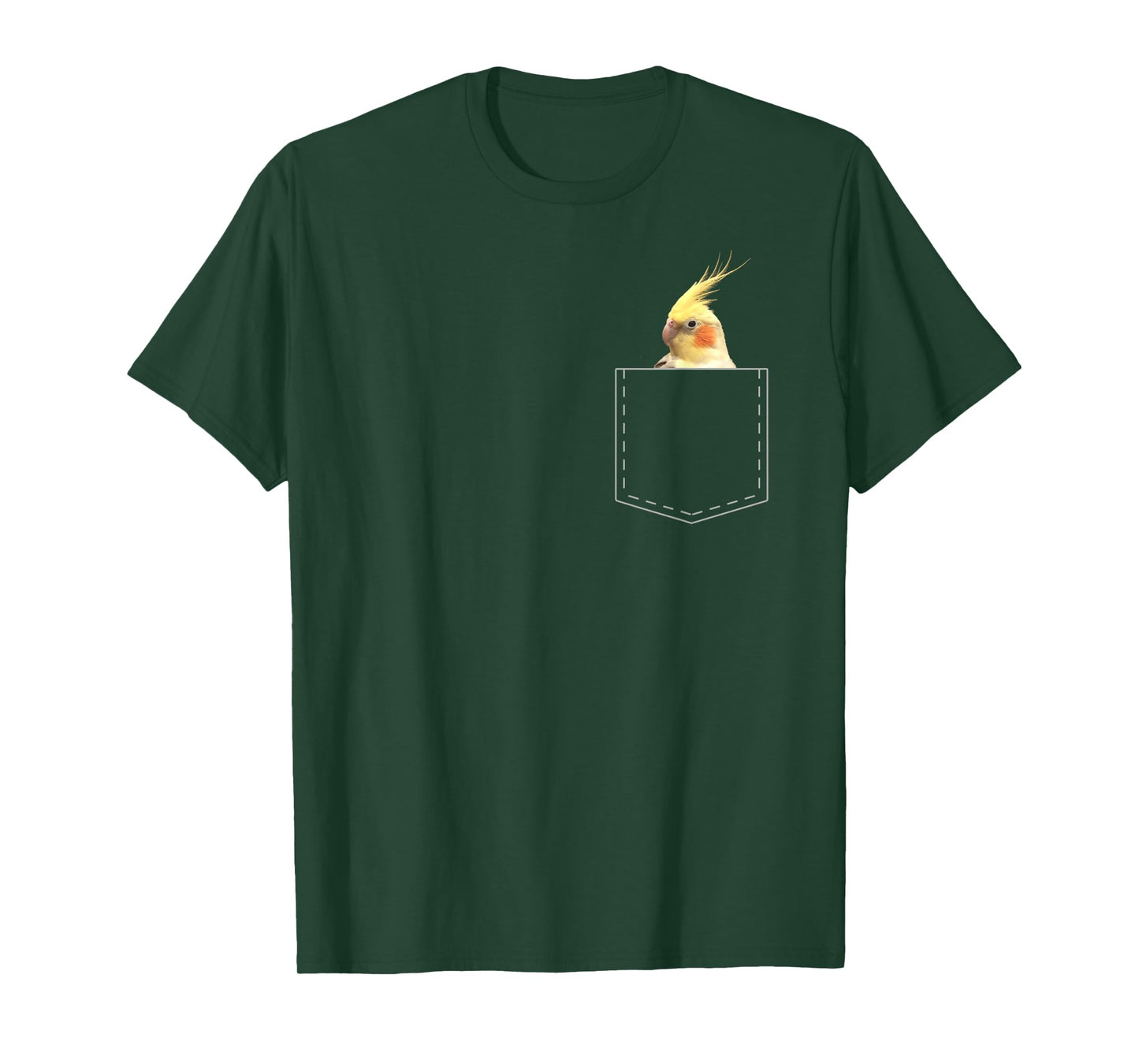 The Cockatiel Elegant Cute Bird Parrot Funny Item T-Shirt