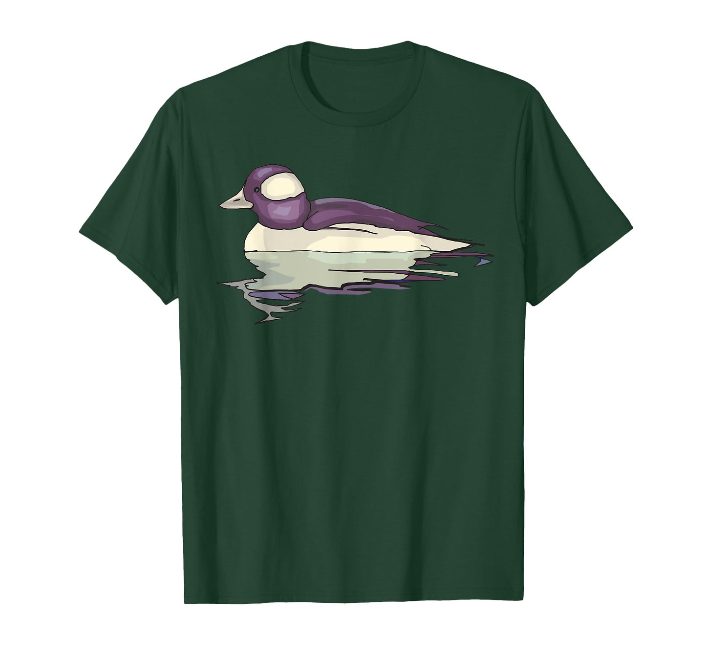 Bufflehead Duck Art Illustration T-Shirt