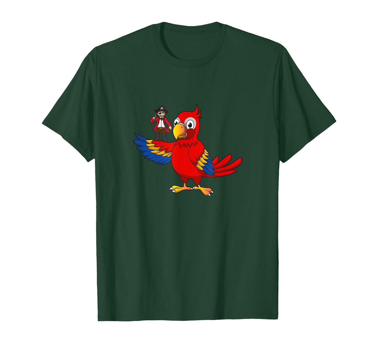 Funny Pirate Parrot humor. T-Shirt