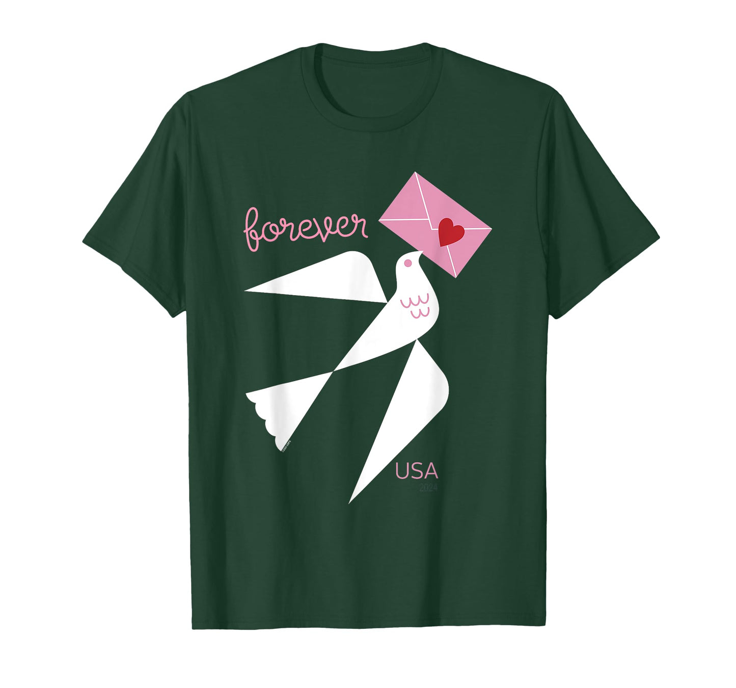 USPS Love Bird Valentine's Day T-Shirt