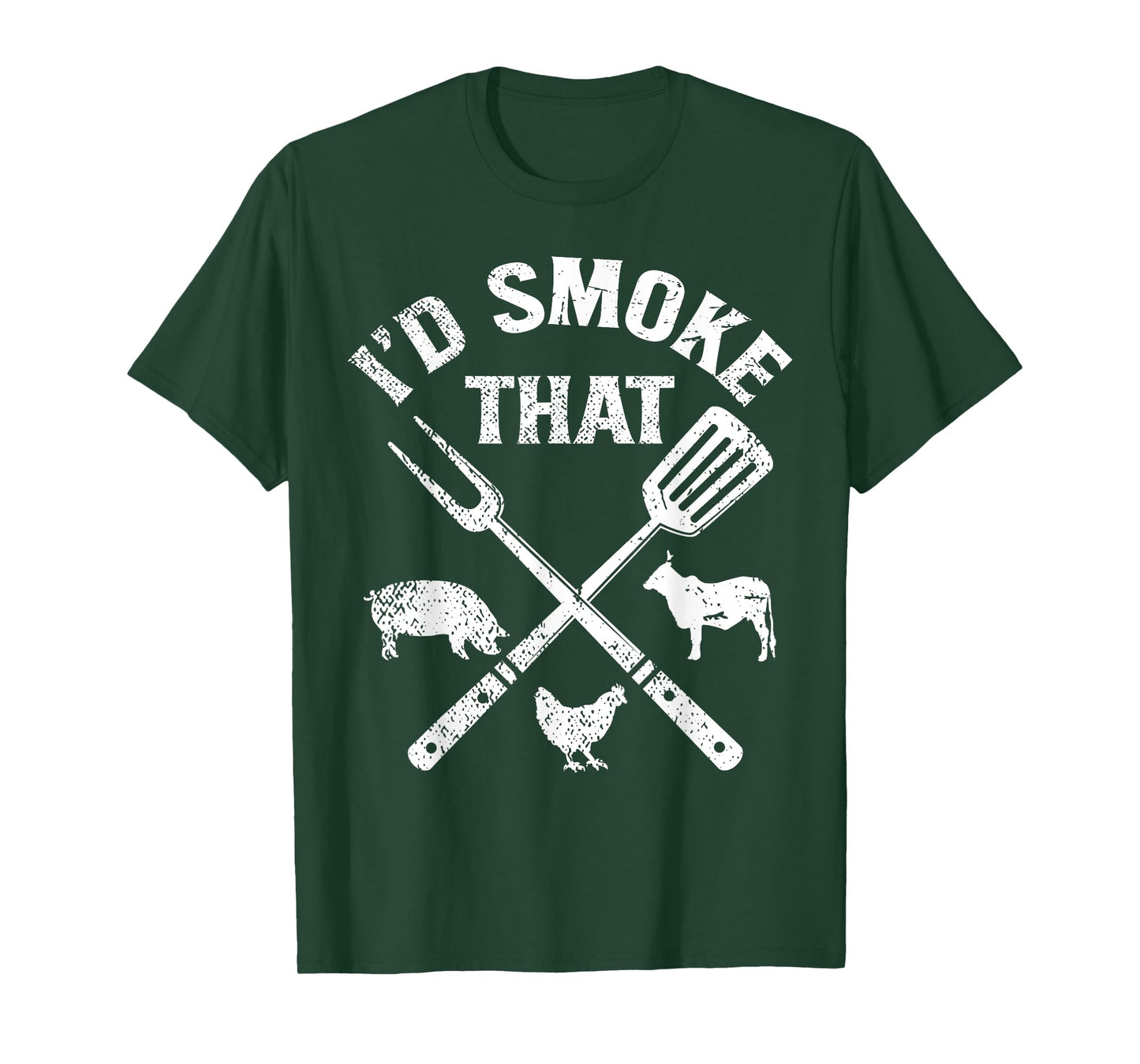Id smoke that pig chicken cow bbq Top T-Shirt