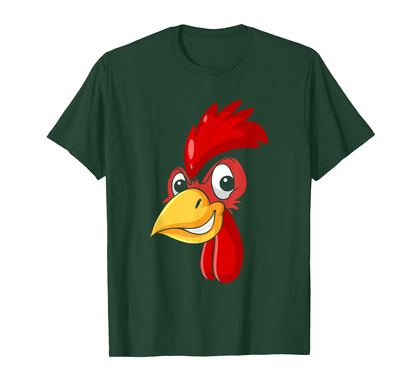 Rooster Chicken Face Cockfighting Bird Halloween Costume T-Shirt