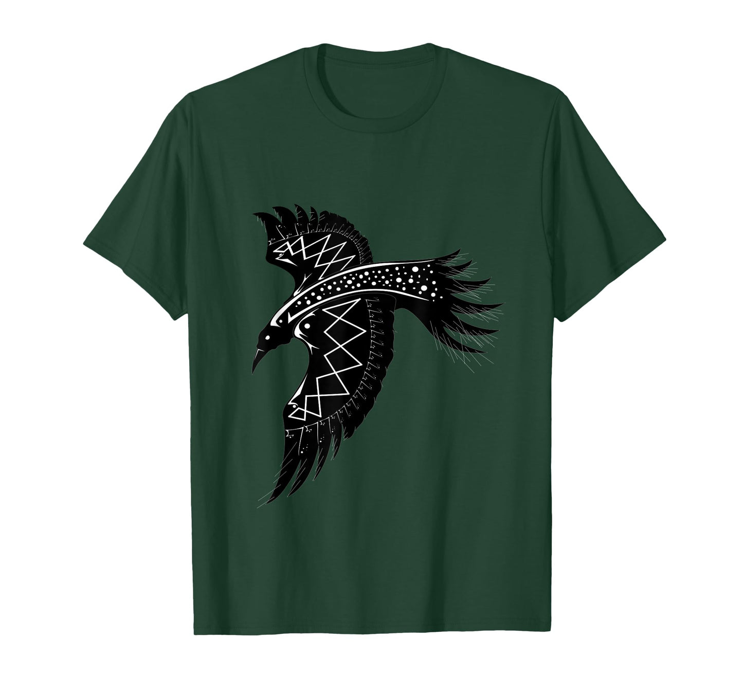 Crow Raven Norse Viking style gift for Vikings lover T-Shirt