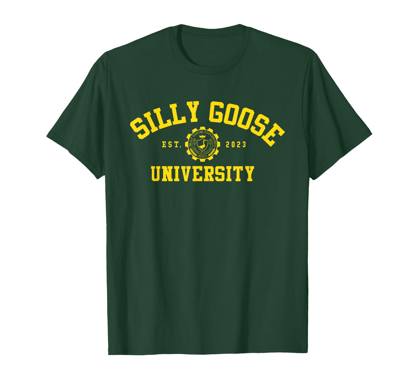 Silly Goose University Shirt For Men & Women Funny and Cute T-Shirt