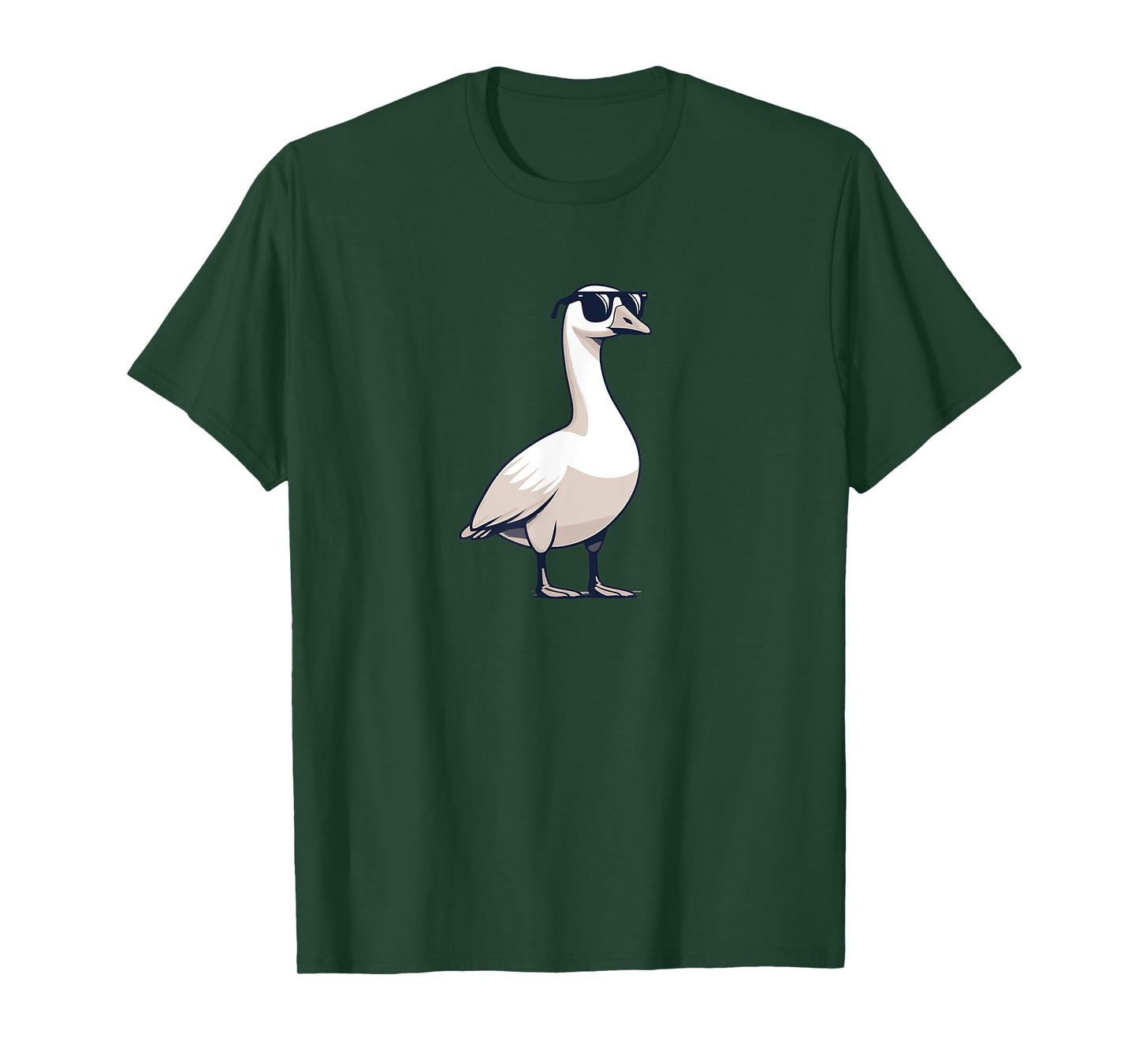 Goose With Sunglasses - Funny Bird Lake Pond Geese T-Shirt